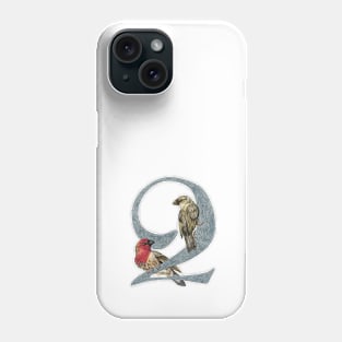 Avian Alphabet Q - Cardinal quelea Phone Case