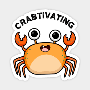 Crabtivating Cute Crab Pun Magnet