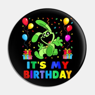 Its My Birthday Retro Pin