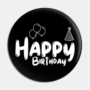 Happy Birthday Gift Pin