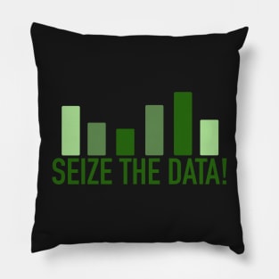 seize the data - green Pillow