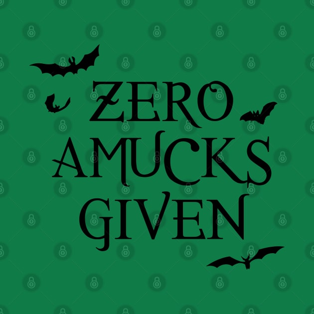 Zero Amucks Given by hawkadoodledoo