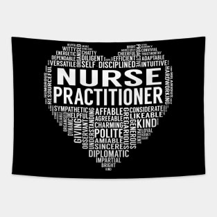 Nurse Practitioner Heart Tapestry