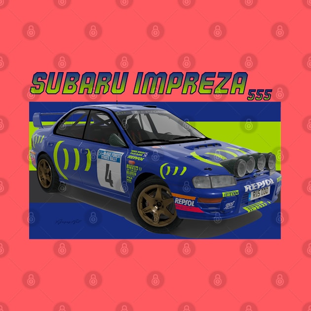 Subaru Impreza  555 by PjesusArt