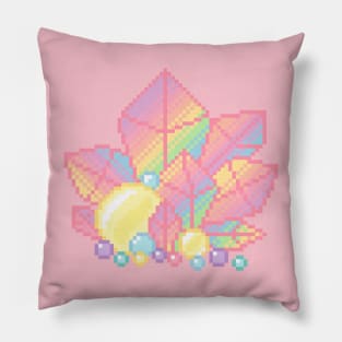 Rainbow Crystals Pillow