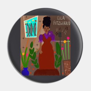 Women in Jazz series: featuring Ella Fitzgerald Pin