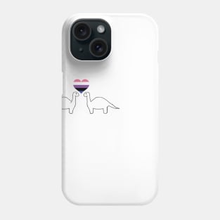 Genderfluid Dinos Phone Case