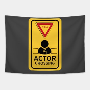 Actor Crossing t shirt Tapestry