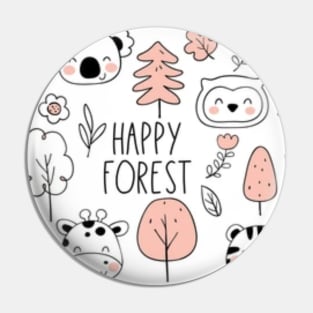 Cute animal design Pin