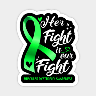 Muscular Dystrophy Awareness HER FIGHT IS OUR FIGHT Magnet