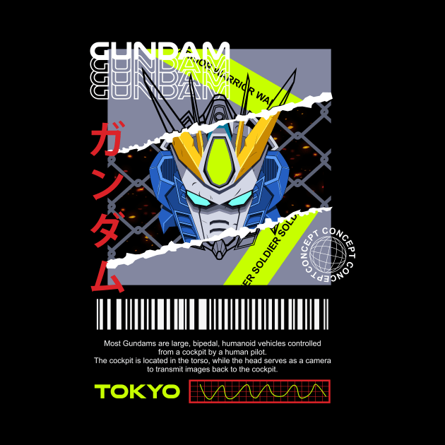 Gundam Streetwear Style by VIN LABS