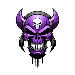 Oni demon  logo in purple T-Shirt