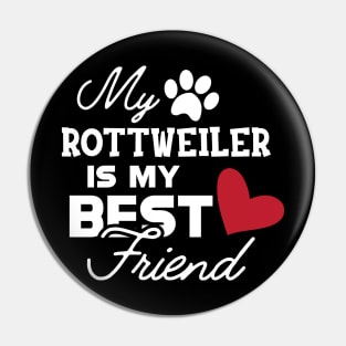 Rottweiler Dog - My rottweiler is my best friend Pin