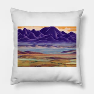 Mongolia Landscape Pillow