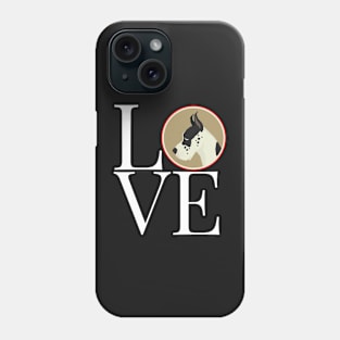 Love Great Dane Square Phone Case