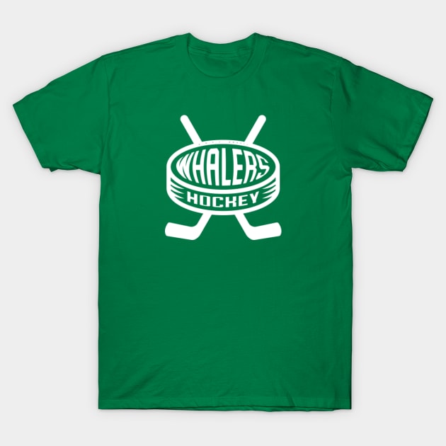 Hartford Whalers White Pucky Whale T Shirt by Reebok