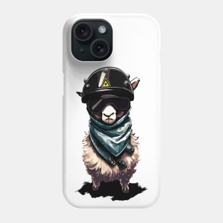 Cool rider llama Phone Case