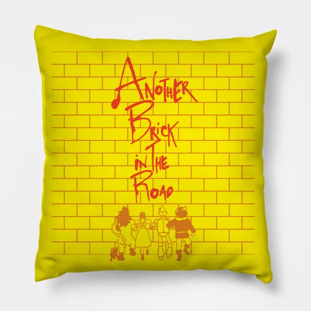 Another Brick In The Road Pillow by Daletheskater