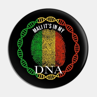 Mali Its In My DNA - Gift for Malian From Mali Pin