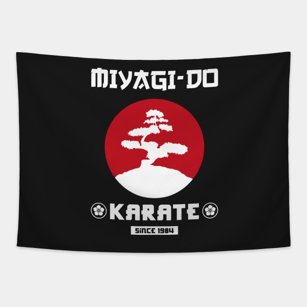 miyagi-do karate kid Tapestry by digitalage