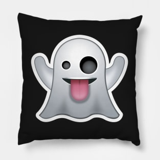 Ghost Emoji Pillow