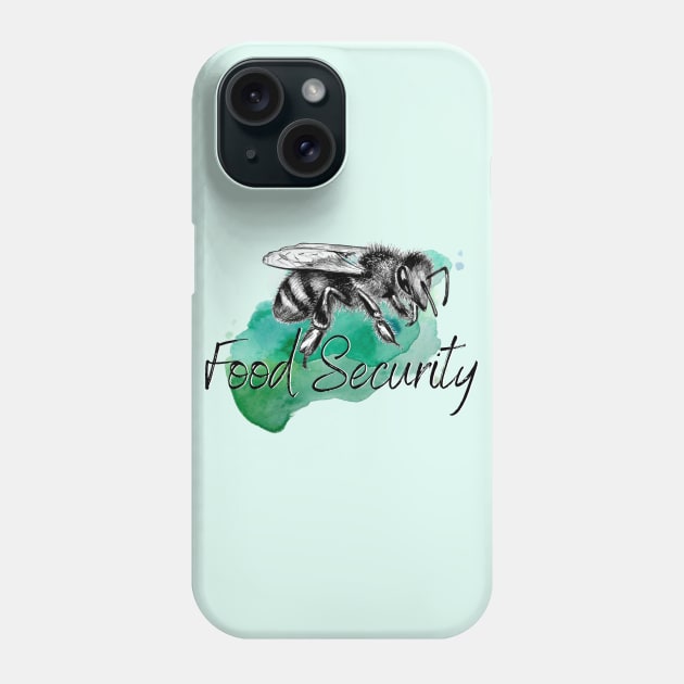 “Food Security” Bee Phone Case by Mahaniganz