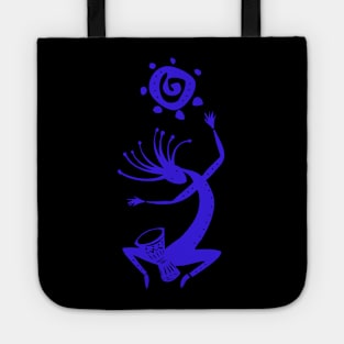 Kokopelli Sun Drummer Tote