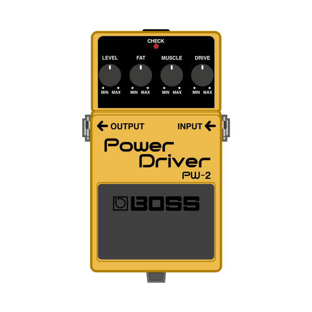 Boss PW-2 Power Driver Guitar Effect Pedal by conform