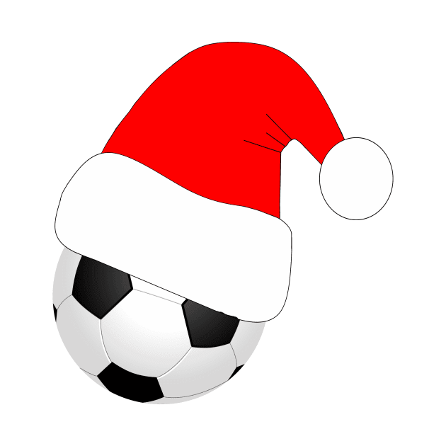Christmas Soccer Player Gift by SartorisArt1