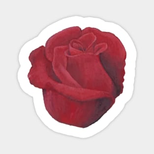 Red Rose Drawing Magnet