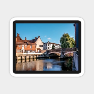 A view towards Fye Bridge and the Mischief pub, Norwich Magnet