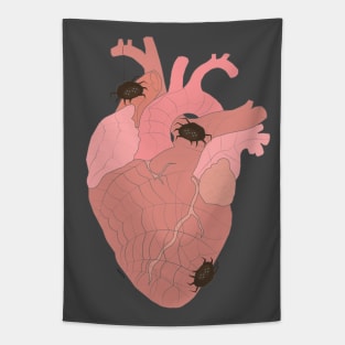 Spiders invasion of the heart Tapestry