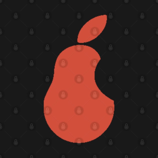 Iconic Pear Brand Orange by Holailustra