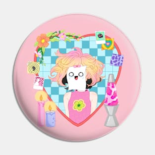 Heart Mirror Pin