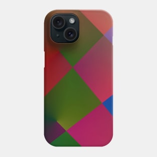 multicolored texture gradient Phone Case