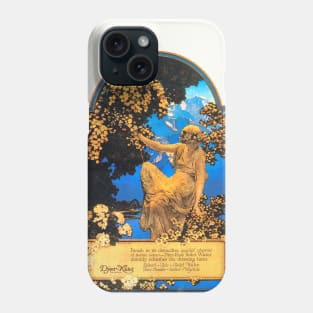 Advertisement for Djer-Kiss Toilet Water, 1917 by Maxfield Parrish Phone Case