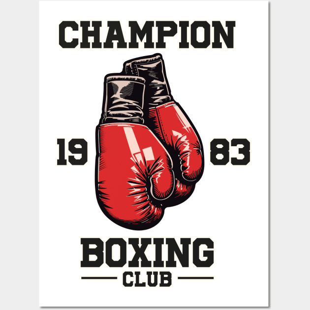 vintage boxing art