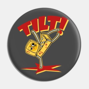 Tilt Pinball Fan Funny Design Pin