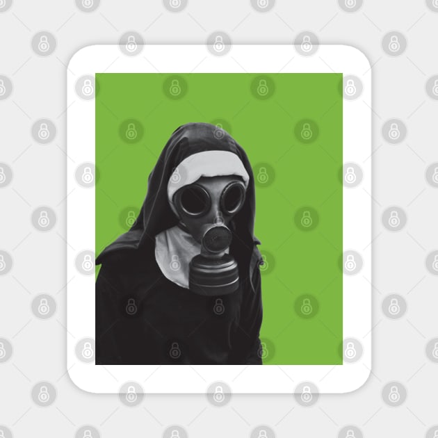 TOXIC NUN Magnet by Pinches Dibujos Feos