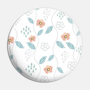 Floral Pattern Pin