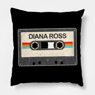 kurniamarga vintage cassette tape Diana Ross Pillow