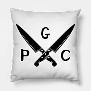 PGC Logo (black) Pillow