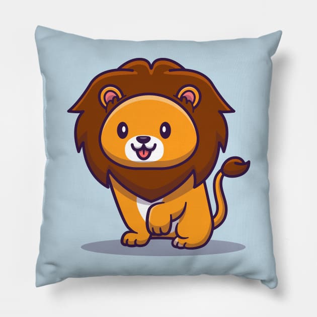 Cute Lion Pillow by Catalyst Labs