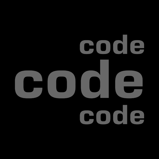 Code Code Code by The Programmer's Wardrobe