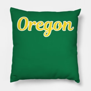 Oregon Script Pillow