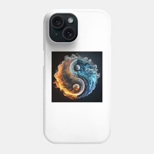 Yin Yang - Fire and Water Phone Case