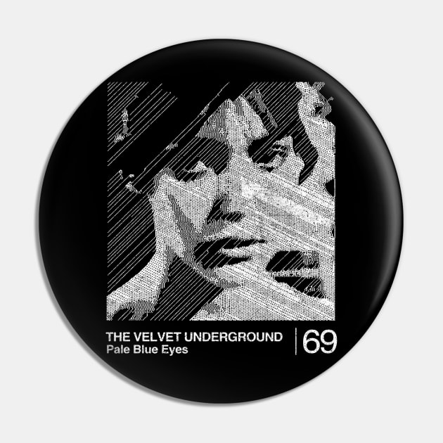 The Velvet Underground / Minimalist Graphic Artwork Design Pin by saudade