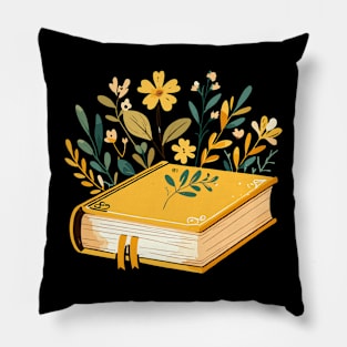 Floral Book Pillow