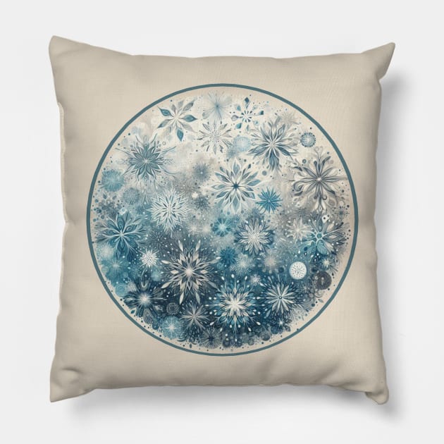 Icy Elegance Pillow by CAutumnTrapp