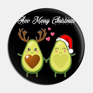 Avocado merry Christmas t-shirt | funny avo Christmas deer avocado Santa avocado t-shirt gift Christmas vegan Pin